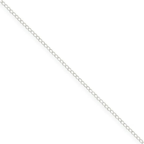 Goldia Sterling Silver 1.5mm Curb Chain 